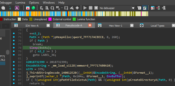 Environment variable processing