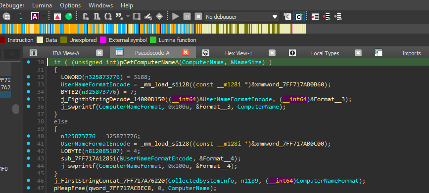 Computer name collection